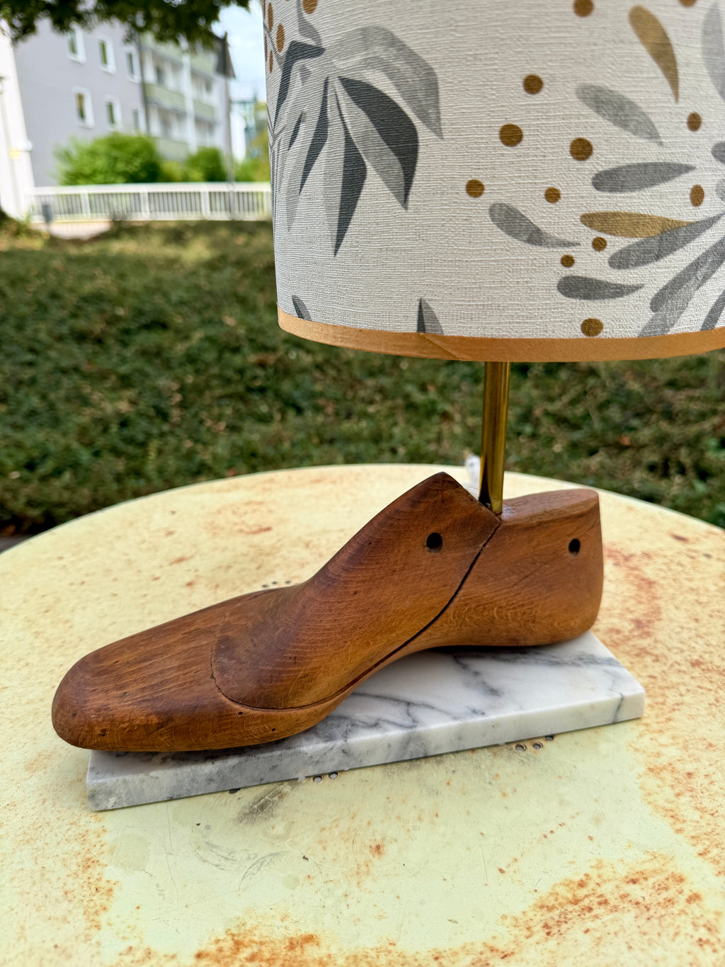 Lampe "Schuhleiste"