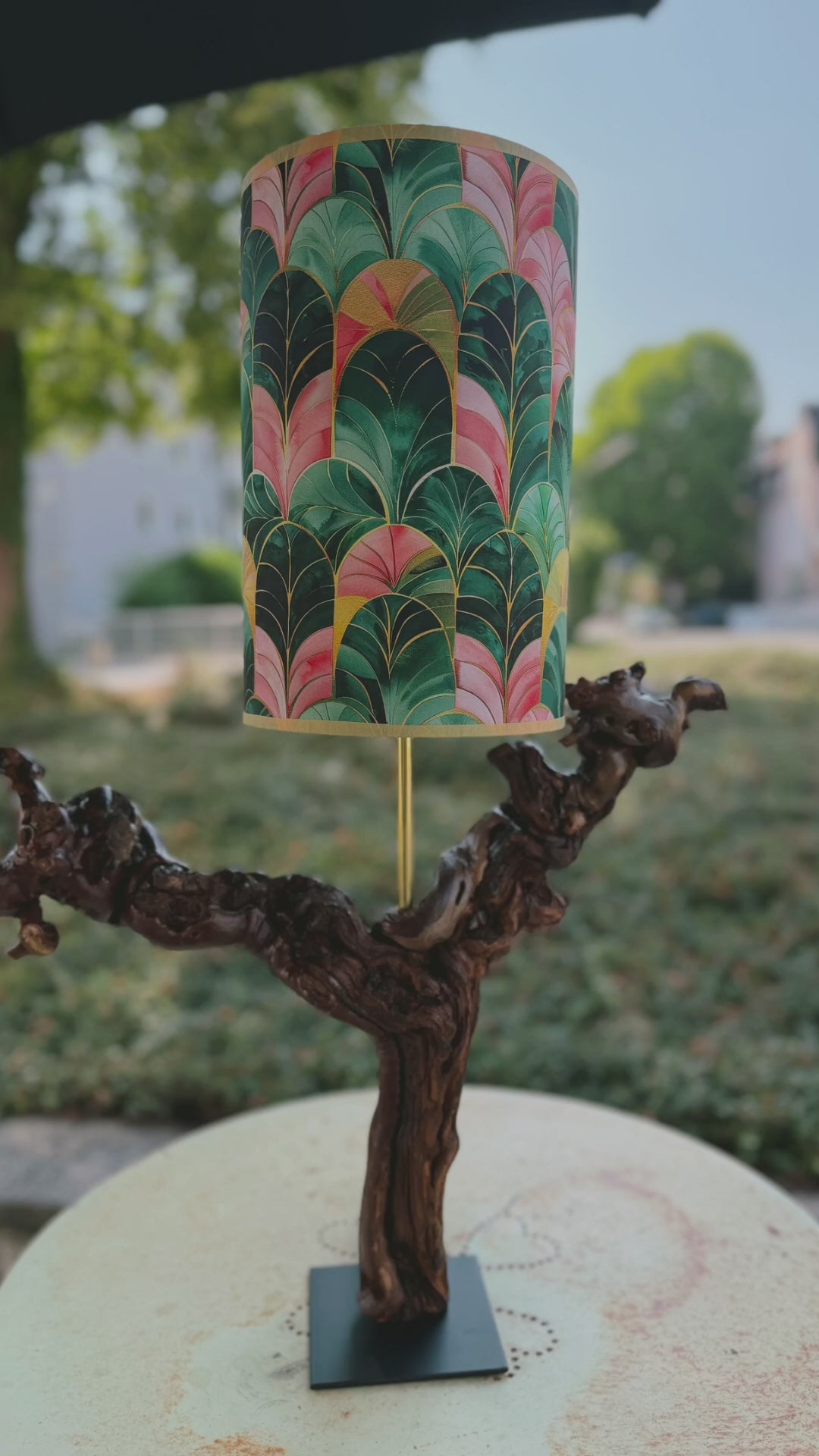 Lampe "Weinrebe"